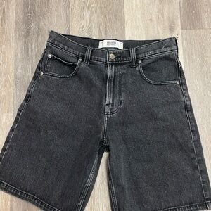 Hollister Charcoal Denim Shorts